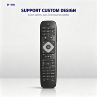 Control Remoto Universal para TV KEYUAN TY-44D de Código Fijo, Anti-Impactos, con 4 Botones, Batería AAA, Alcance de 20m