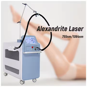 Machine d'épilation au laser Alexandrite haute puissance, stationnaire, commerciale, 755 nm 1064 nm, laser Nd Yag à impulsions longues - Product Image 1