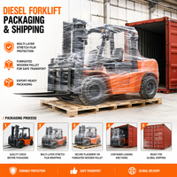 HL FD50 Gabelstapler Kleiner Gabelstapler 5,0 Tonnen Montacargas mit 3m Hubhöhe Diesel-Gabelstapler Handel 4,0 Tonnen 6,0 Tonnen Innenbereich