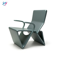 Tabouret de bar moderne en fibre de verre durable, design écologique, couleur personnalisable, usage commercial, salle à manger, maison, bureau, hôtel, imperméable