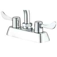 Robinet de cuisine en alliage de zinc chromé de 6 pouces, cartouche en laiton et céramique, idéal pour l'Amérique du Sud - Vente chaude