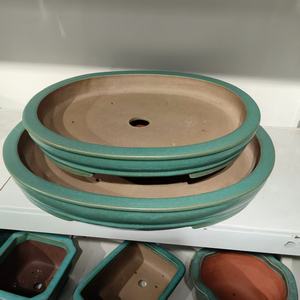 Oval sırlı bonsai saksısı Yixing bonsai saksısı - Product Image 3