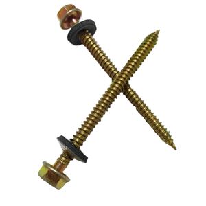 ヘックスウェハーヘッドセルフタッピングネジEPDM結合洗濯機付き木製 - Product Image 2