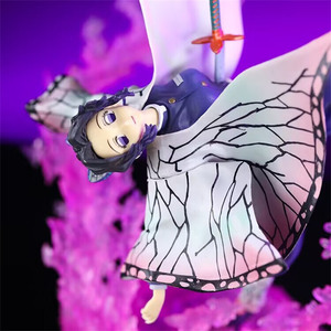 Figura de Anime Demon Slaye de 20CM, Kochou <span class=keywords><strong>Shinobu</strong></span> <span class=keywords><strong>Kimetsu</strong></span> No Yaiba, figura de acción, muñeca de juguete - Product Image 3