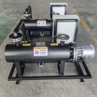 Calentador tubular industrial de 380V para aire comprimido/nitrógeno, circulación instantánea de agua, tubo de horno de calefacción de aceite