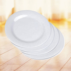 غير قابلة للكسر عالية الجودة بيضاء الميلامين عشاء لوحة أواني الطعام مخصص مطعم الميلامين طبق أطباق الميلامين المورد - Product Image 3