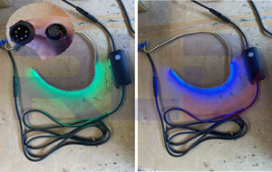 M12连接器2 3 4 5 6 8针Ip67防水面板安装模具电线适配器连接器 - Product Image 3