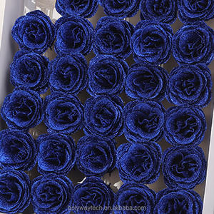 Rose Artificielle Cristal Glotter Rose Têtes <span class=keywords><strong>De</strong></span> Fleurs Avec Paillettes Diamètre 7cm Tête Paillettes Roses <span class=keywords><strong>Bouquet</strong></span> - Product Image 3