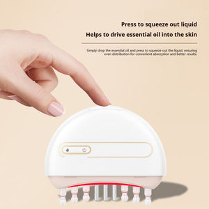 Nouveautés : Applicateur d'huile pour cuir chevelu, <span class=keywords><strong>brosse</strong></span> de massage électrique chauffante et vibrante, peigne en jade, <span class=keywords><strong>brosse</strong></span> de massage sans fil pour la croissance des <span class=keywords><strong>cheveux</strong></span> - Product Image 4
