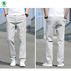 Pantaloni da Uomo Taglie Forti Business Autunno e Inverno alla Moda Larghi Casual Pantaloni Formali da Abito Elasticizzati per Uomo - Product Image 2