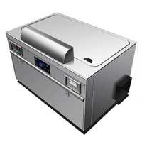 Table de barbecue électrique en acier inoxydable de style japonais Dezoton pour restaurant, traiteur, buffet, cuisine commerciale