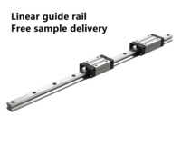 Rail linéaire en acier pour roulements 100mm~4000mm, rail de guidage linéaire CNC, guide silencieux, pièces d'imprimante 3D, guide à rouleaux linéaire