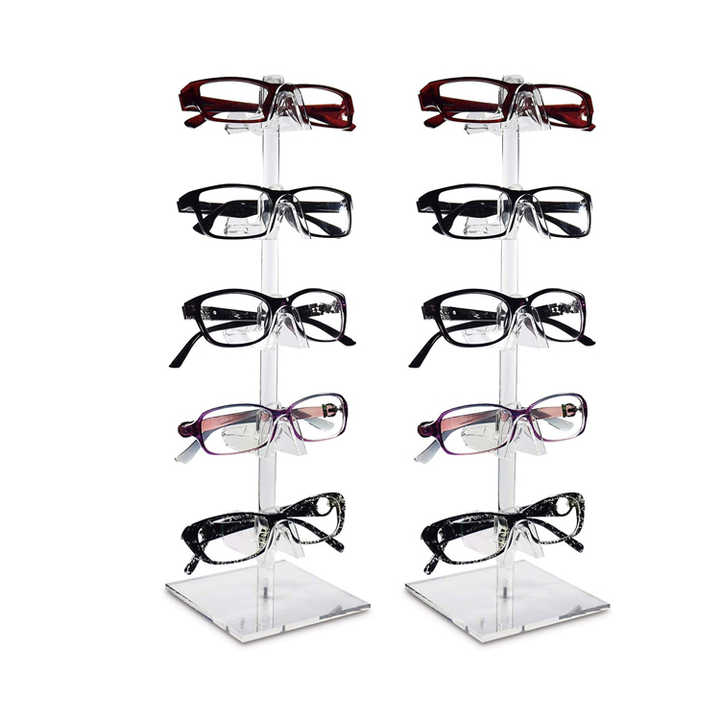 Présentoir Lunettes En Bois Alnicov - Range Lunettes De Soleil Et Optiques - Déco Bureau Élégant