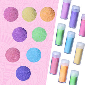 TIMESRUI DIY Irisierendes Mica-Suspensionspulver 8-Farben-Set Einzigartiger Thixotroper Effekt für Kunstharz-Handwerk Fließender Sand Dekor - Product Image 6