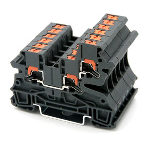 Chiku Ptv <span class=keywords><strong>2</strong></span>.5-Twin Veerzijde Insert 1 In <span class=keywords><strong>2</strong></span> Uit Plug In Twin Type Din Rail Terminal Block Connector - Product Image 1