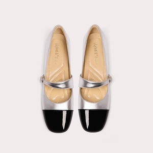 Zapatos de Ballet de punta redonda multicolor retro, zapatos planos cómodos con correa de hebilla para mujer y damas, tacones bajos para damas Mary <span class=keywords><strong>Jane</strong></span> - Product Image 4
