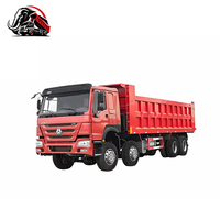 Camion benne Sinotruk HOWO 8x4 pour le transport de matériaux en vrac sur le marché africain, moteur Weichai 375HP