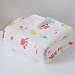 <b>Baby</b> <b>Muslin</b> Blanket 110*110cm Infant Receiving Blanket Newborn Swaddle Cotton Bath Towel - Product Image 6