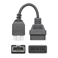5Pin OBD1 to OBD2 obdii 16Pin Female Connector Cable Diagnostic Tool 12-24V