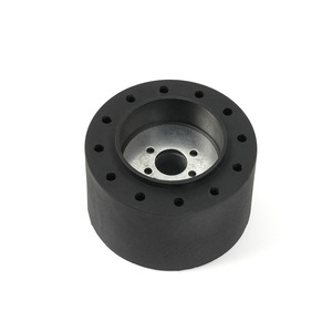 Adaptateur de volant en alliage d'aluminium 19 mm pour bateau marin, base de commande de direction noire - Product Image 5