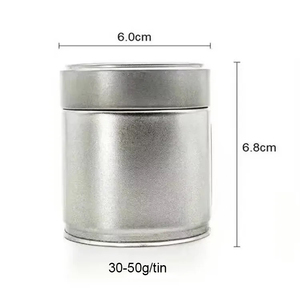 Hộp thiếc đựng Matcha in tùy chỉnh 20-50g có nắp vặn, bao bì kim loại di động dùng cho cà phê, gia vị, protein thể thao - Product Image 2