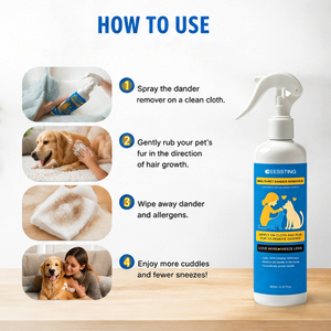 Produit de Toilettage pour Animaux de Compagnie Sous Marque Blanche, Doux, Non Toxique, Contrôle Longue Durée des Pellicules, Adoucit le Pelage et la Peau, Éliminateur de Pellicules Multi-Animaux - Product Image 5