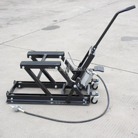 Table élévatrice de moto hydraulique pneumatique HUTZ 1,500 lbs, cric de levage de vtt pneumatique AL15AF34, support de levage de réparation de moto