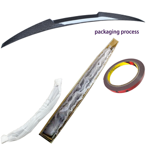 For B9 B9.5 Sedan M4 Style Honeycomb Carbon Fiber <b>Rear</b> <b>Spoiler</b> Trunk Wing 2016-2023 - Product Image 6