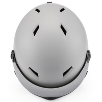 Casque de ski avec lunettes UV, coque en ABS légère et résistante aux chocs, chaud et confortable, pour snowboard et sports d'hiver
