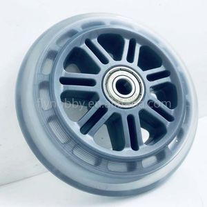 ล้อสเก็ต linline ขนาด 4 นิ้ว lucency pu เติมล้อยางสําหรับสเก็ตสกู๊ตเตอร์ - Product Image 4