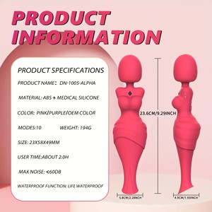 STELLAR PATH Drop Shipping Nipple Clitoral Sucking Massager Rose Tongue Shaped Silicone ABS <b>Vibrator</b> for Women Adult Sex Toy - Product Image 6