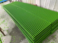 Grille en PRFV résistante à la corrosion, antidérapante, en fibre de verre, légère, sans entretien, pour sols industriels