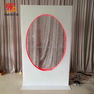 Telón de Fondo Decorativo para Bodas con Luces LED en Cascada, Letrero de Bienvenida con Soporte para Decoración de Entrada y Recepción de Fiestas de Boda - Product Image 6