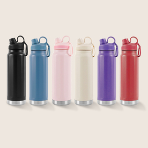High Quality Custom Logo 800ml 1000ml 304 Stainless Steel Thermal Leak Proof Keep <b>Hot</b> or Cool Vacuum Flask with Handle - Product Image 4