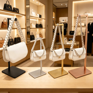 Présentoir <span class=keywords><strong>de</strong></span> sacs suspendus en acier inoxydable en gros pour <span class=keywords><strong>magasin</strong></span> <span class=keywords><strong>de</strong></span> détail - Product Image 6