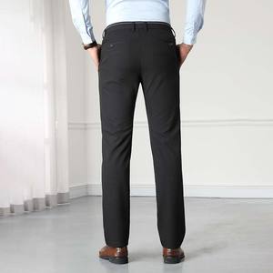 Quick Dry Mens Vestiti <span class=keywords><strong>di</strong></span> Pantaloni <span class=keywords><strong>di</strong></span> Business Formale Ultime Abito <span class=keywords><strong>di</strong></span> Colore <span class=keywords><strong>Nero</strong></span> Pantaloni per Gli Uomini - Product Image 4