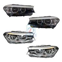 Pour BMW G30 5 2016 G38 2016 2018, nouvelle série de phares LED, phare de voiture amélioré, style M5, laser, marque HM