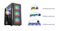 SAMA 240mm radiateur refroidisseur cpu lga1700 refroidisseur d'eau pour pc eau avec contrôleur option refroidissement cpu refroidissement