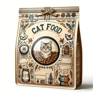 Bolsas de Alimentos Personalizadas con Logotipo Impreso, de 4kg, 5kg, 10kg, 15kg, 20kg, con Cierre Hermético, de Aluminio, con Base Plana, para Alimentos de Mascotas, Perros y Gatos - Product Image 3