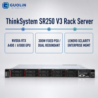 Serveur de centre de données d'origine, neuf, 128 Go DDR5 ECC NVMe Gen4 Intel Xeon E-2456 Lenovo ThinkSystem SR250 V3 1U Rackmount Server
