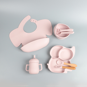 <span class=keywords><strong>Service</strong></span> personnalisé Eversoul, lot de 8 assiettes pour bébé en forme d'éléphant, autres produits d'alimentation pour bébé - Product Image 6