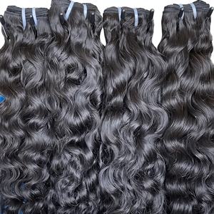 Paquetes de Cabello Humano Virgen Remy Brasileño 100% Natural, Doble Trama a Máquina, Todos los Colores, Personalizables, Precio de Fábrica - Product Image 1