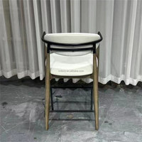 Chaises hautes en métal personnalisées, meubles de cuisine, tabourets de comptoir en bois de luxe, tabourets de bar