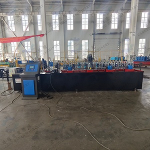 เครื่องขึ้นรูปเหล็กโครงฝ้าเพดาน CANGZHOU HAUAN MACHINERY ขนาด 93 มม. ป้อนวัสดุได้แม่นยำสูง 380V ผลิตในจีน - Product Image 3
