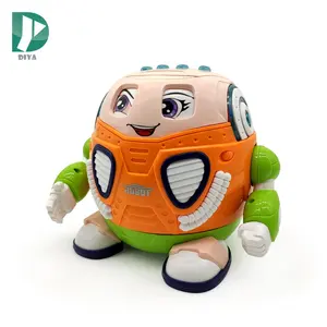 Bebek renkli dans robot müzik ve ışık B/O dans elektronik robot oyuncaklar