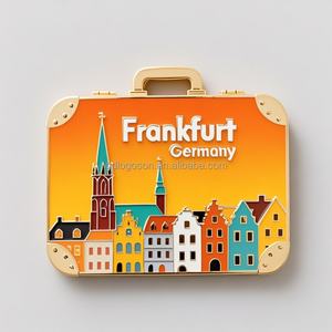 Imán de nevera de metal esmaltado personalizado al por mayor de fábrica SEDEX, recuerdos de viaje en 3D, imán de metal de Lublin, <span class=keywords><strong>Polonia</strong></span>, pegatinas de regalo de recuerdo - Product Image 6