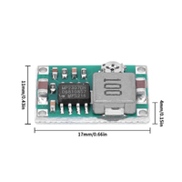 Module d'avion Mini 360 Convertisseur DC-DC Buck Step Down 4.75V-23V vers 1V-17V 17x11x3.8mm Mini360 Nouveau LM2596