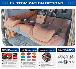 Asientos de Conductor Tipo Capitán para Mercedes Benz <span class=keywords><strong>Vito</strong></span> W447, Asientos Delanteros de Lujo, Mayor Comodidad para Pasajeros, Asiento para Van - Product Image 4