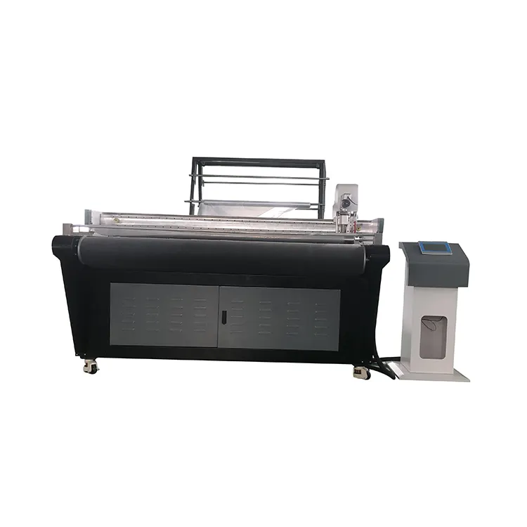 TC Multi-lay Automatic Home Textile Product Non-woven Fabric Industrial Cloth Cutting Machine Leather