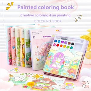 OCHOICE Livres de coloriage à l'eau et ensembles de peinture à l'aquarelle, Kit de peinture à l'eau, Ensemble de peinture à l'aquarelle pour enfants - Product Image 1